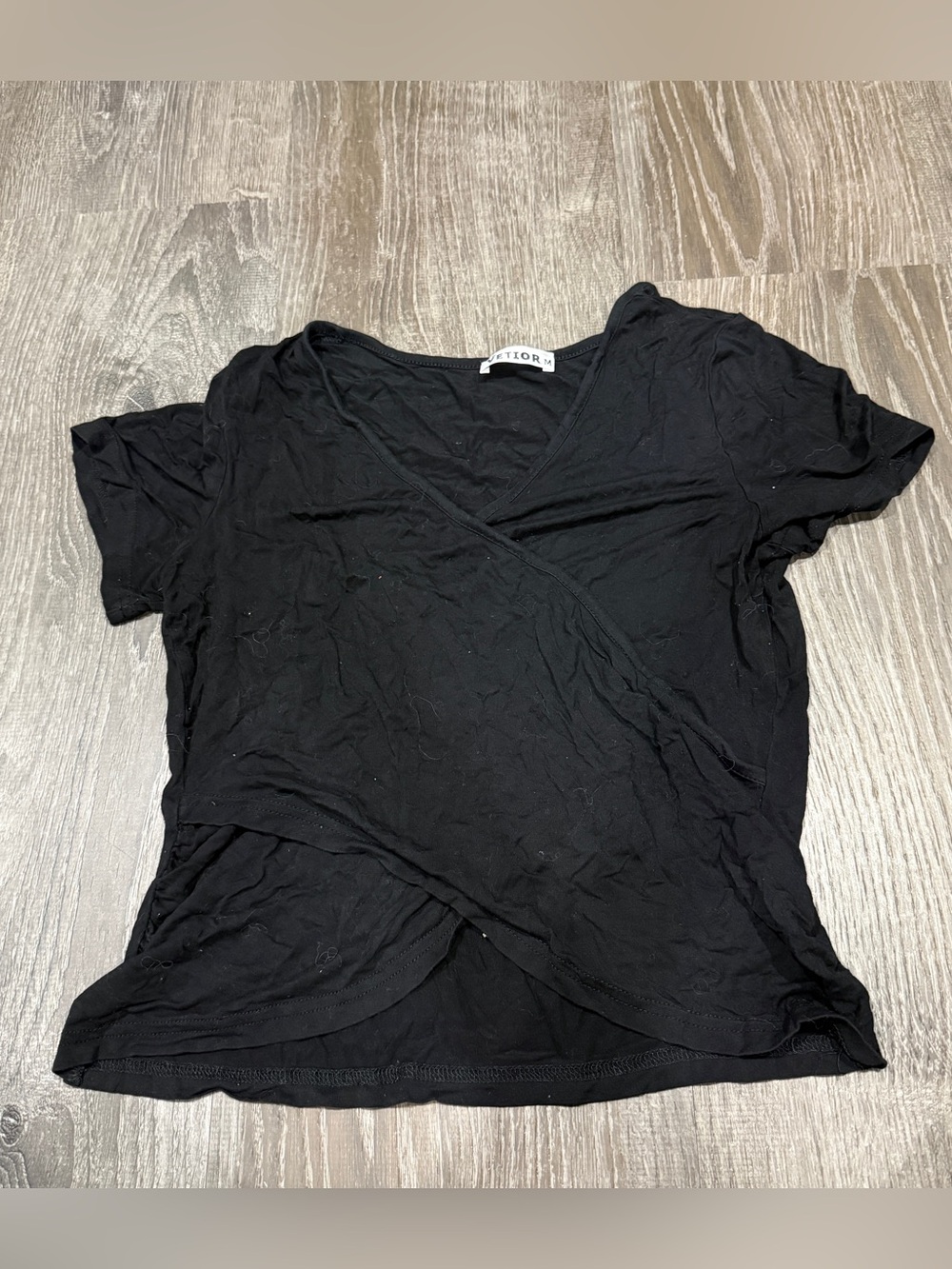Vetior Black Wrap Short Sleeve